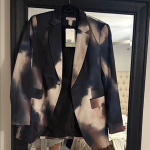 H&M Black and Cream Blazer